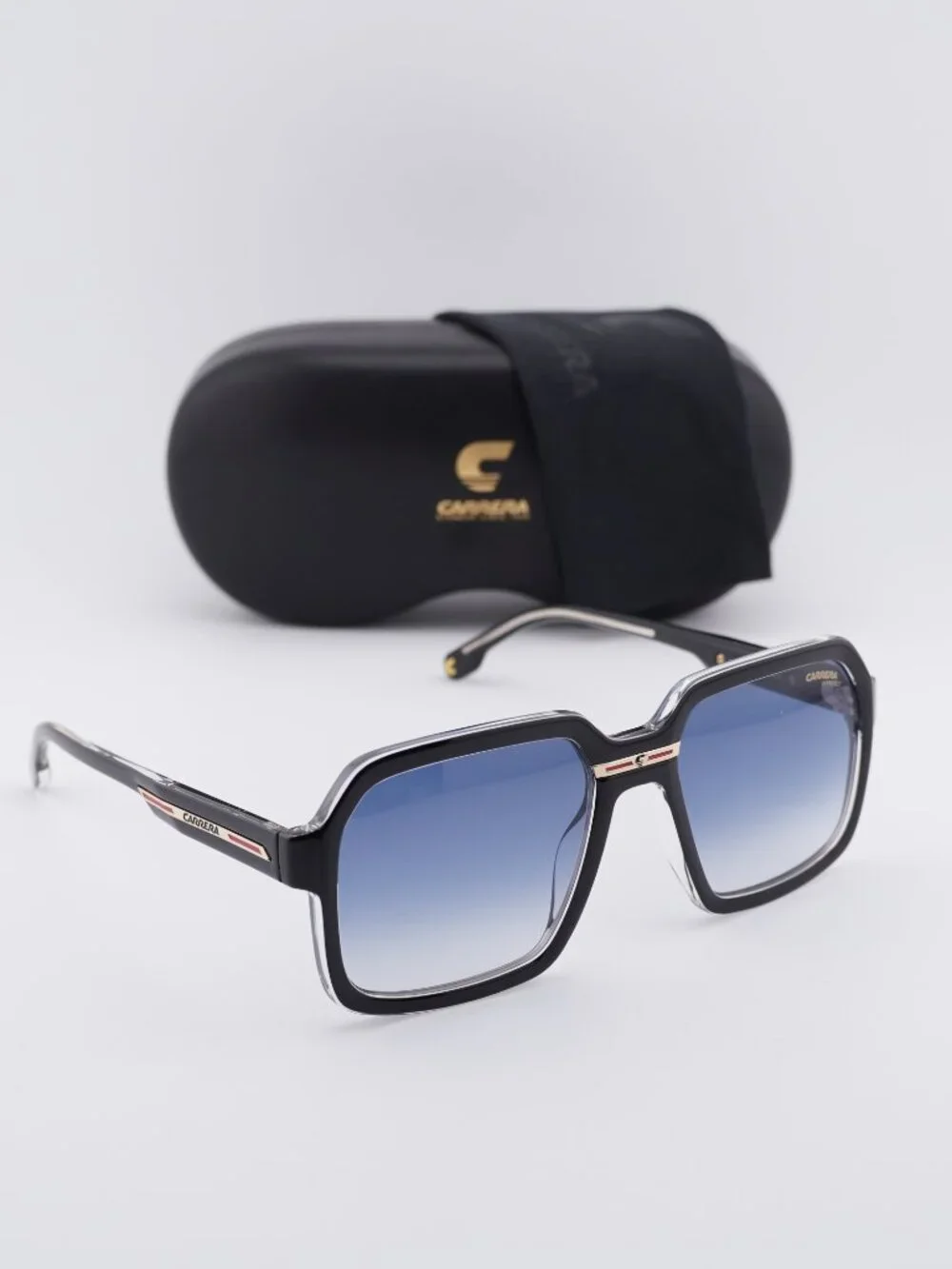 Carrera VICTORY C 08/S 07C5 08 Square Sunglasses - Black / Blue